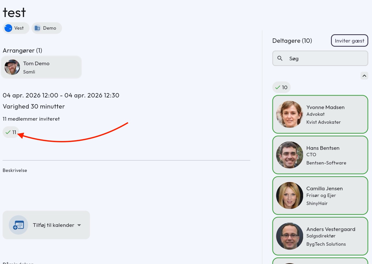 All members are set to attend