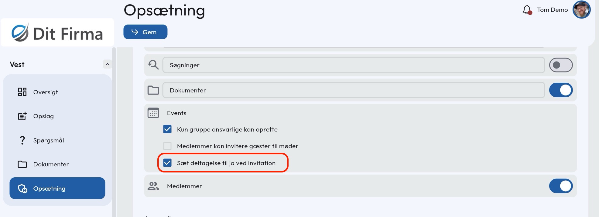 Set automatic attendance on group
