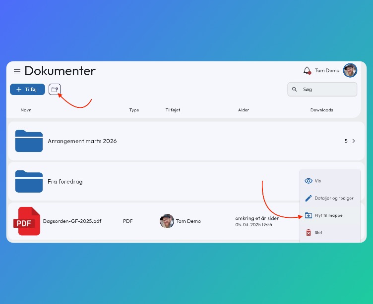 Folders for documents