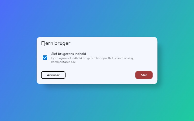 Delete member in a GDPR-friendly way